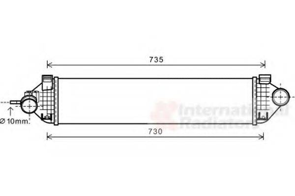 VAN WEZEL 18004473 Інтеркулер