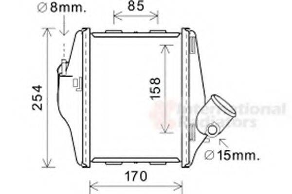 VAN WEZEL 29004016 Інтеркулер