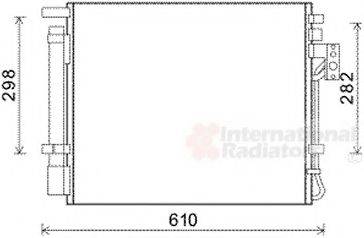 VAN WEZEL 83005149 Конденсатор, кондиціонер