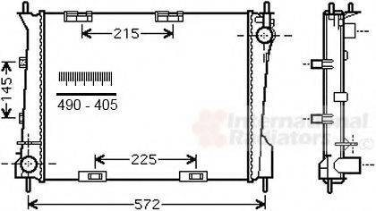 VAN WEZEL 43002554 Радіатор, охолодження двигуна