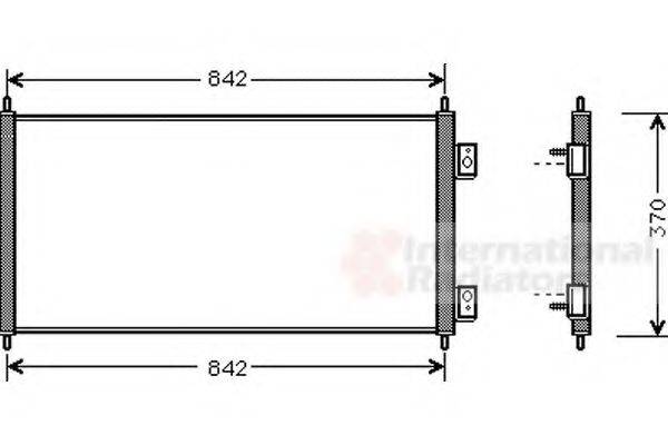 VAN WEZEL 18005303 Конденсатор, кондиціонер