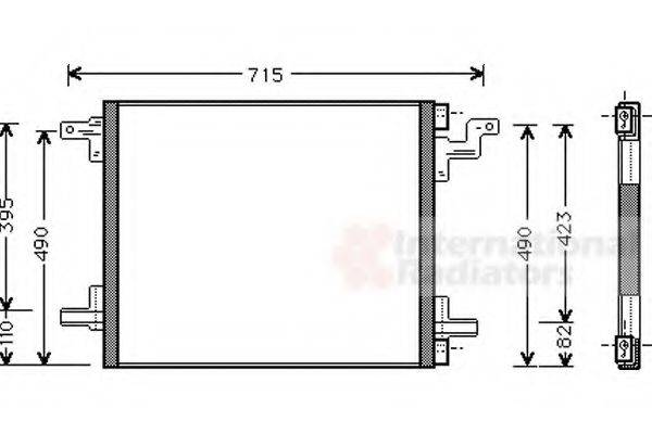 VAN WEZEL 30005270 Конденсатор, кондиціонер