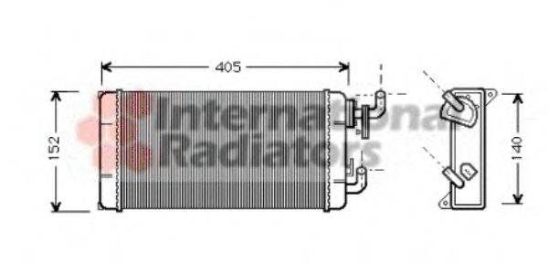 VAN WEZEL 30006258 Теплообмінник, опалення салону