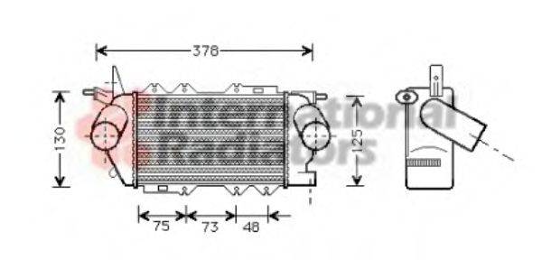 VAN WEZEL 37004269 Інтеркулер