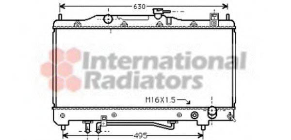 VAN WEZEL 53002240 Радіатор, охолодження двигуна