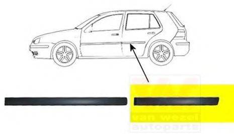 VAN WEZEL 5888425 Облицювання / захисна накладка, двері