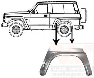 VAN WEZEL 3362145 Боковина