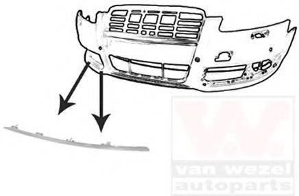 VAN WEZEL 0340582 Облицювання / захисна накладка, буфер