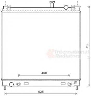 VAN WEZEL 33002378 Радіатор, охолодження двигуна