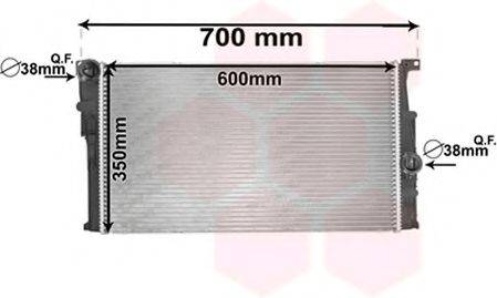 VAN WEZEL 06002455 Радіатор, охолодження двигуна