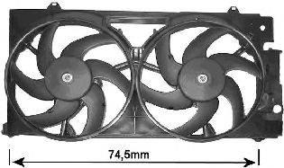 VAN WEZEL 0903749 Вентилятор, охолодження двигуна