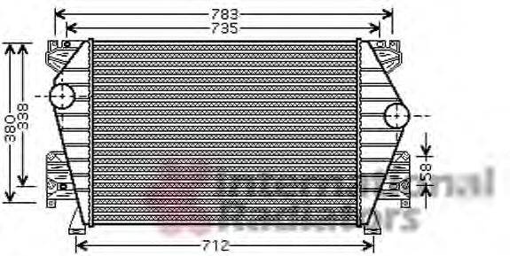 VAN WEZEL 03004191 Інтеркулер