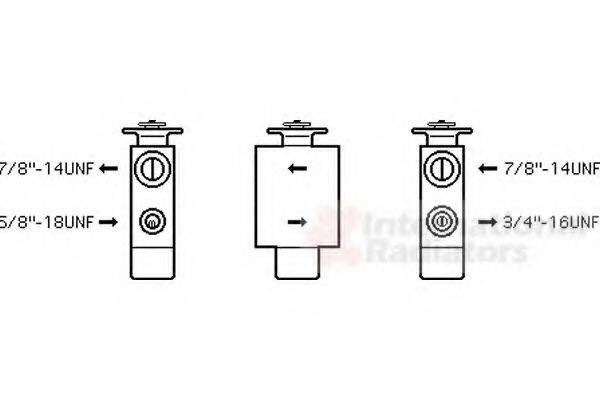 VAN WEZEL 06001093 Розширювальний клапан, кондиціонер