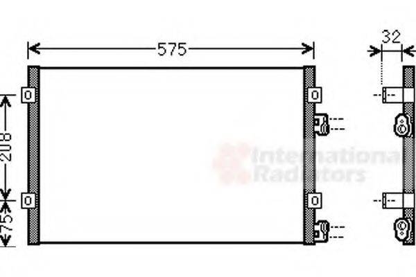 VAN WEZEL 07005071 Конденсатор, кондиціонер