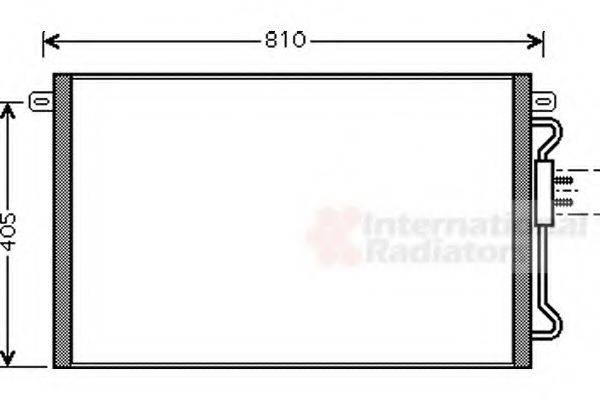 VAN WEZEL 07005075 Конденсатор, кондиціонер