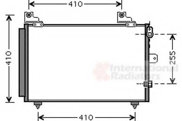 VAN WEZEL 11005056 Конденсатор, кондиціонер