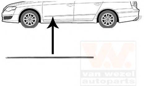 VAN WEZEL 5839403 Облицювання / захисна накладка, двері