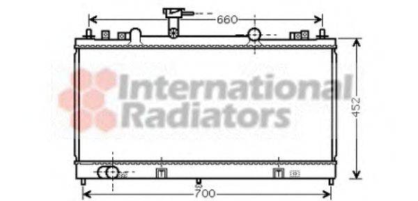 VAN WEZEL 27002164 Радіатор, охолодження двигуна