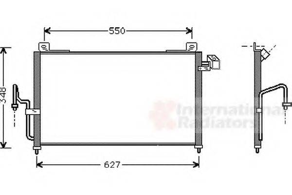 VAN WEZEL 27005147 Конденсатор, кондиціонер