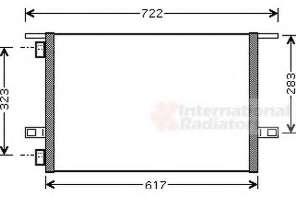 VAN WEZEL 43005304 Конденсатор, кондиціонер