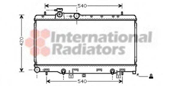 VAN WEZEL 51002053 Радіатор, охолодження двигуна