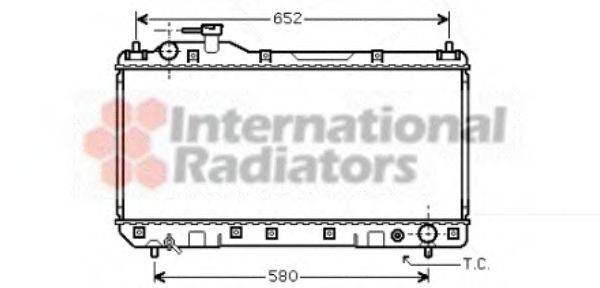 VAN WEZEL 53002297 Радіатор, охолодження двигуна