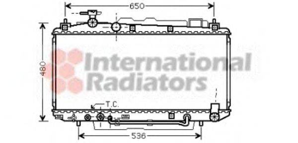 VAN WEZEL 53002301 Радіатор, охолодження двигуна