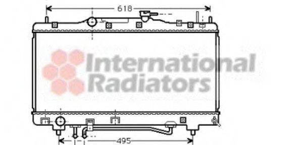 VAN WEZEL 53002308 Радіатор, охолодження двигуна