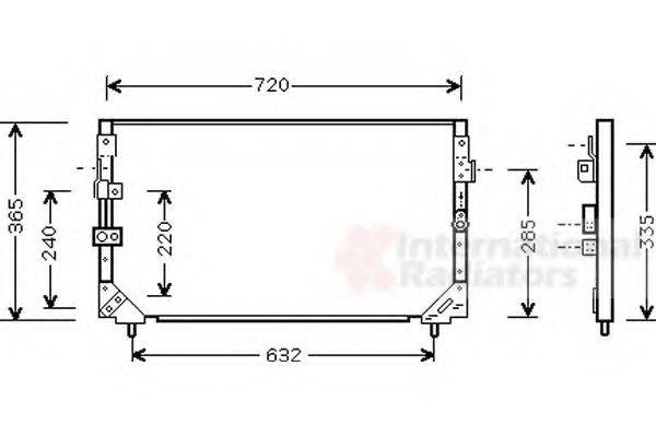 VAN WEZEL 53005006 Конденсатор, кондиціонер