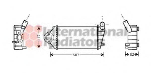 VAN WEZEL 58004194 Інтеркулер