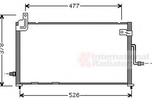 VAN WEZEL 81005044 Конденсатор, кондиціонер