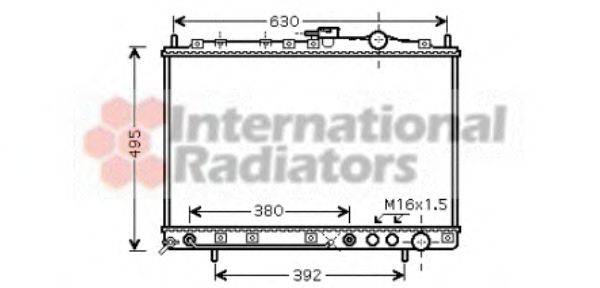 VAN WEZEL 83002038 Радіатор, охолодження двигуна