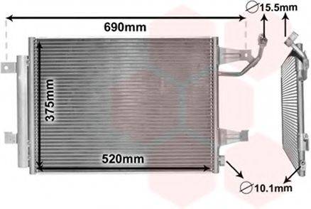 VAN WEZEL 32005177 Конденсатор, кондиціонер