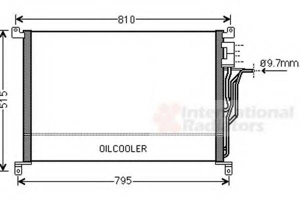 VAN WEZEL 03005301 Конденсатор, кондиціонер