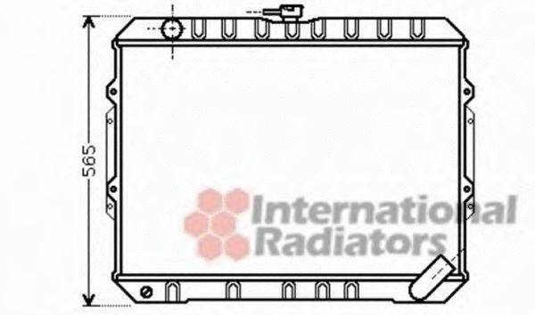 VAN WEZEL 32002187 Радіатор, охолодження двигуна