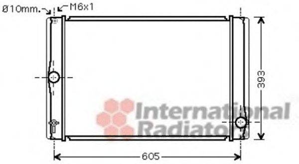 VAN WEZEL 53002400 Радіатор, охолодження двигуна