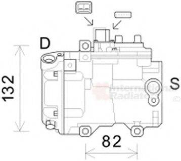 VAN WEZEL 5300K623 Компресор, кондиціонер