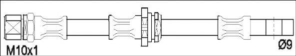 WOKING G190052 Гальмівний шланг