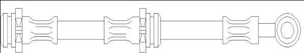 WOKING G190063 Гальмівний шланг