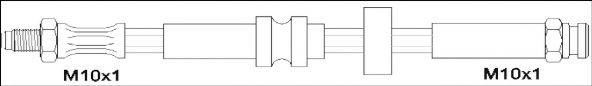 WOKING G190111 Гальмівний шланг