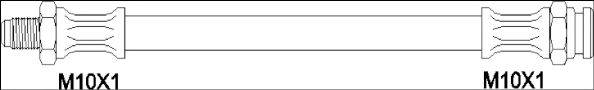 WOKING G190147 Гальмівний шланг