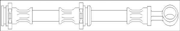 WOKING G190428 Гальмівний шланг