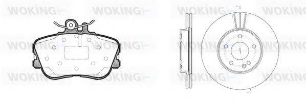 WOKING 8545301 Комплект гальм, дисковий гальмівний механізм