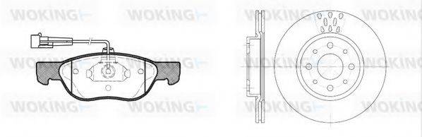 WOKING 8487301 Комплект гальм, дисковий гальмівний механізм