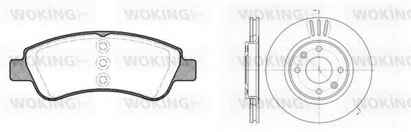 WOKING 8940301 Комплект гальм, дисковий гальмівний механізм