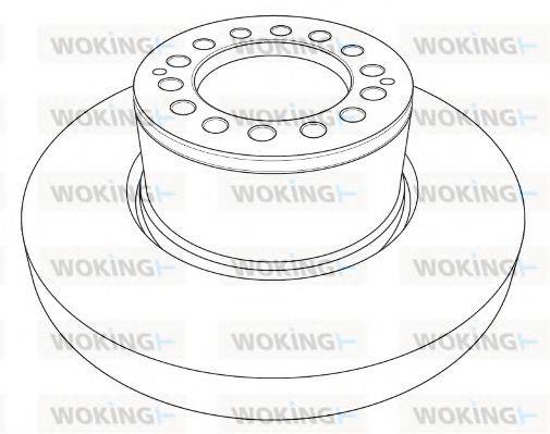 WOKING NSA120510 гальмівний диск