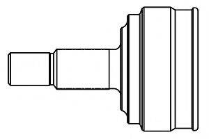GSP 810067 Шарнірний комплект, приводний вал