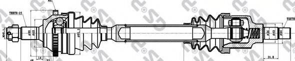 GSP 245012 Приводний вал