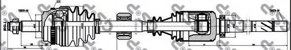 GSP 250060 Приводний вал