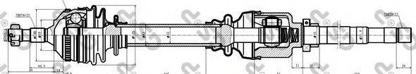 GSP 299003 Приводний вал